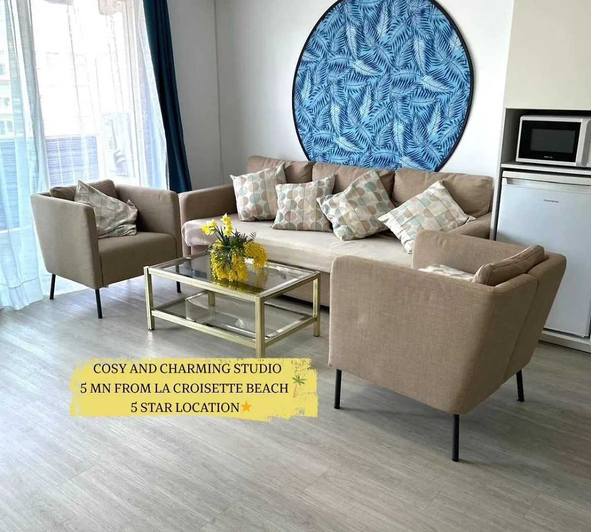 Bright & Spacious Studio Near La Croisette contacts